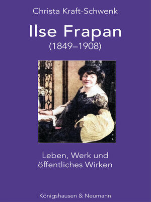 cover image of Ilse Frapan, 1849–1908